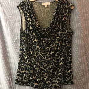 Michael Kors Animal Print Top